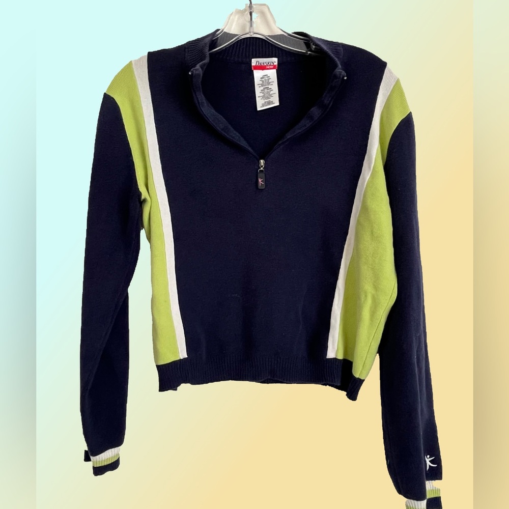 Danskin quarter zip sweater